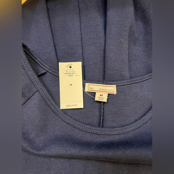 GAP, NWT, Sz M “Fit & Flair Dress” Rich Navy Blue, Soft & Warm. - Picture 6 of 12